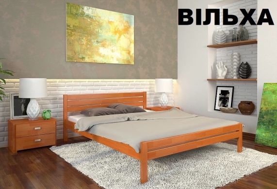 Ліжко РОЯЛ - 120х190 - сосна - Горіх світлий