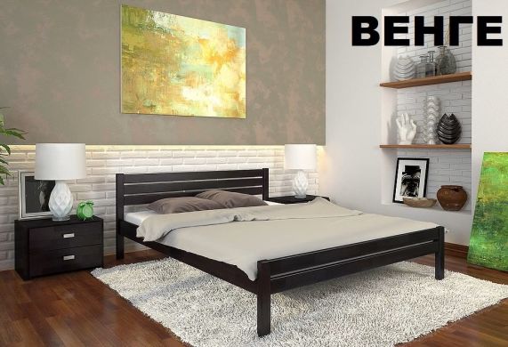 Ліжко РОЯЛ - 120х190 - сосна - Горіх світлий