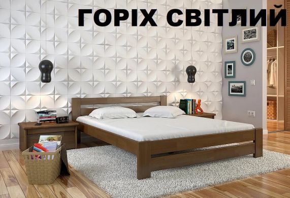 Кровать Симфония - 90*200 - Сосна - Орех светлый