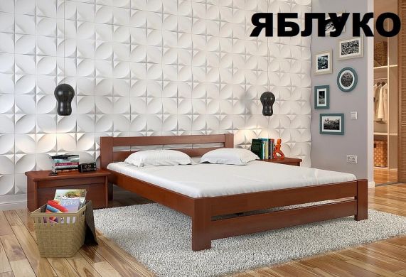 Кровать Симфония - 90*200 - Сосна - Орех светлый