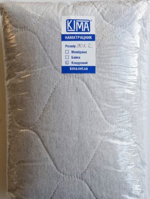 Наматрацник бязевий прошитий на синтепоні, резинка по кутках