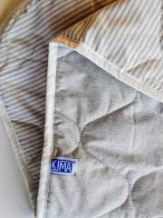 Наматрацник бязевий прошитий на синтепоні, резинка по кутках