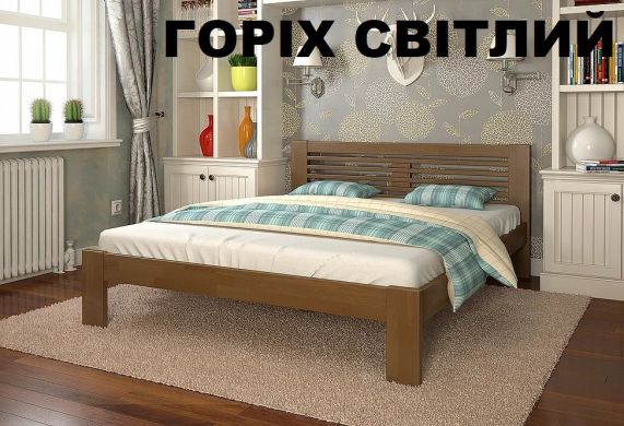 Кровать Шопен - 90х190 - сосна - Орех светлый