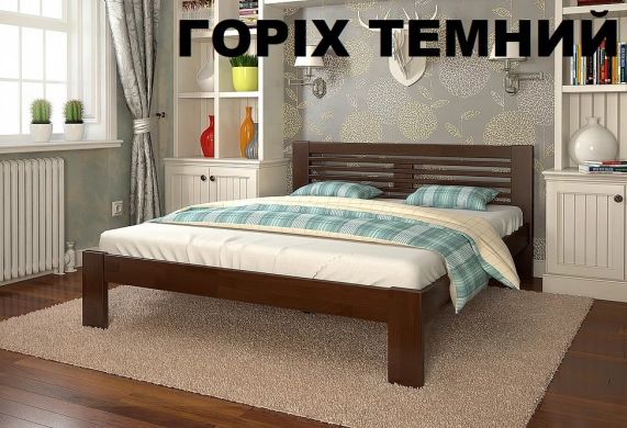 Кровать Шопен - 90х190 - сосна - Орех светлый