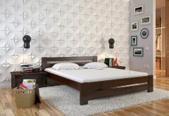 Ліжко Симфонія - 160х190 - сосна - Горіх темний
